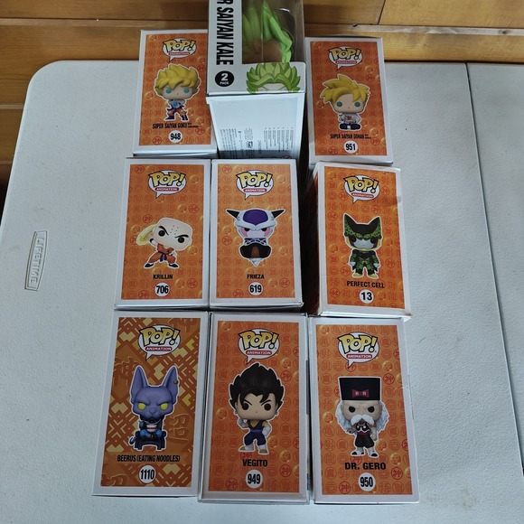 Lot of 10 Dragon Ball Z DBZ Funko Pop 949 706 13 950 619 1110 948 951 +2 Pack - Picture 5 of 5